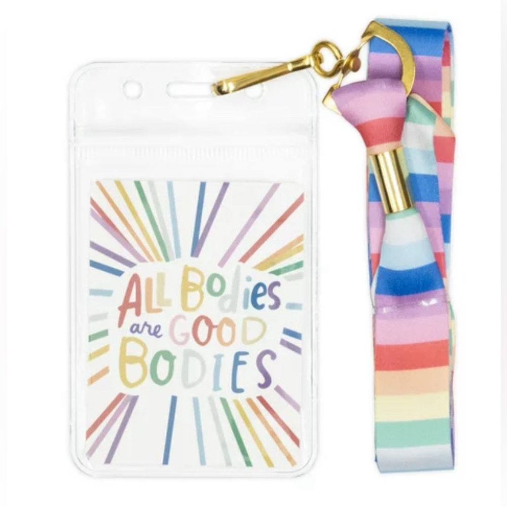 Anna Parade All Bodies Pride Lanyard. NWT.